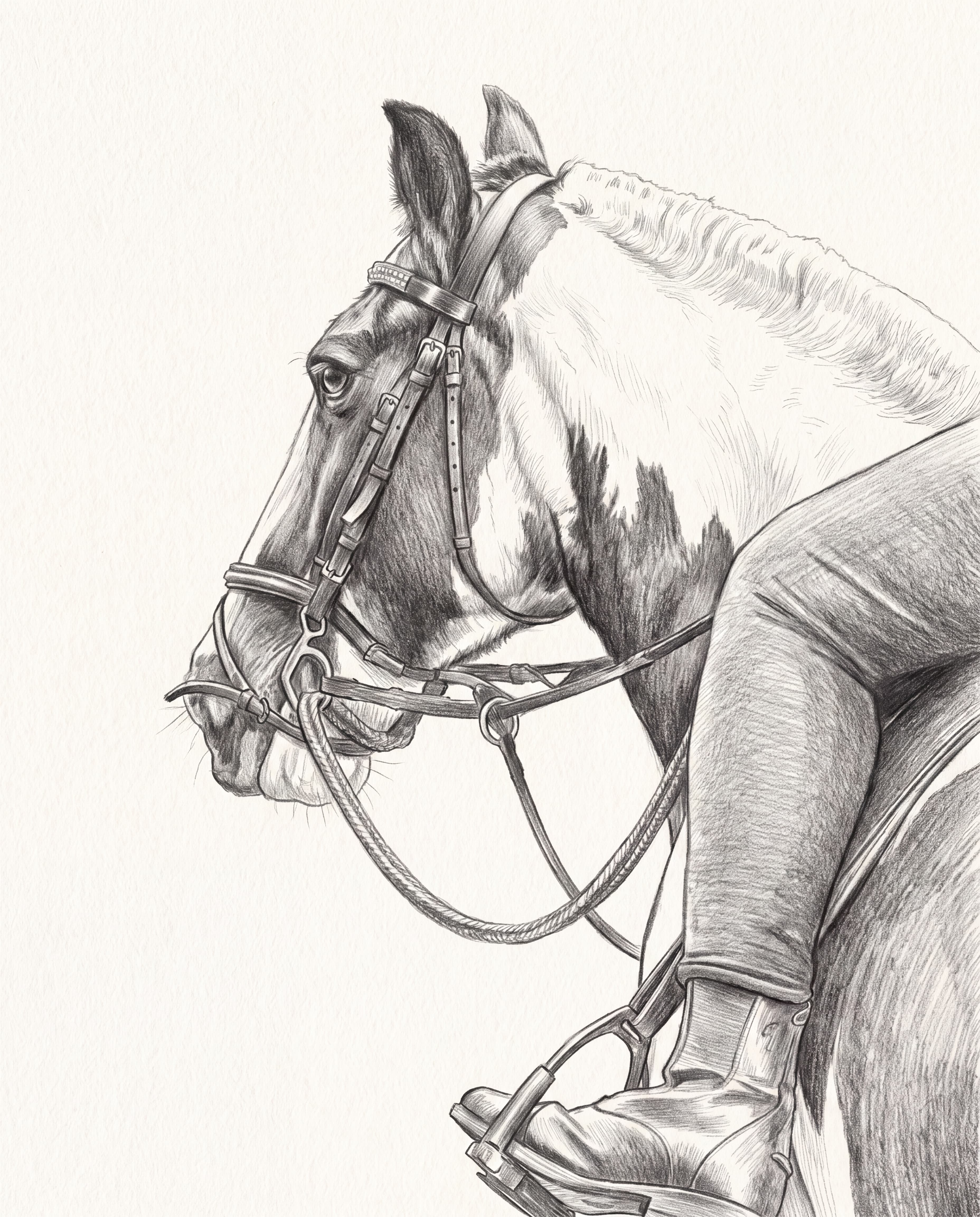 horse3, finished artwork