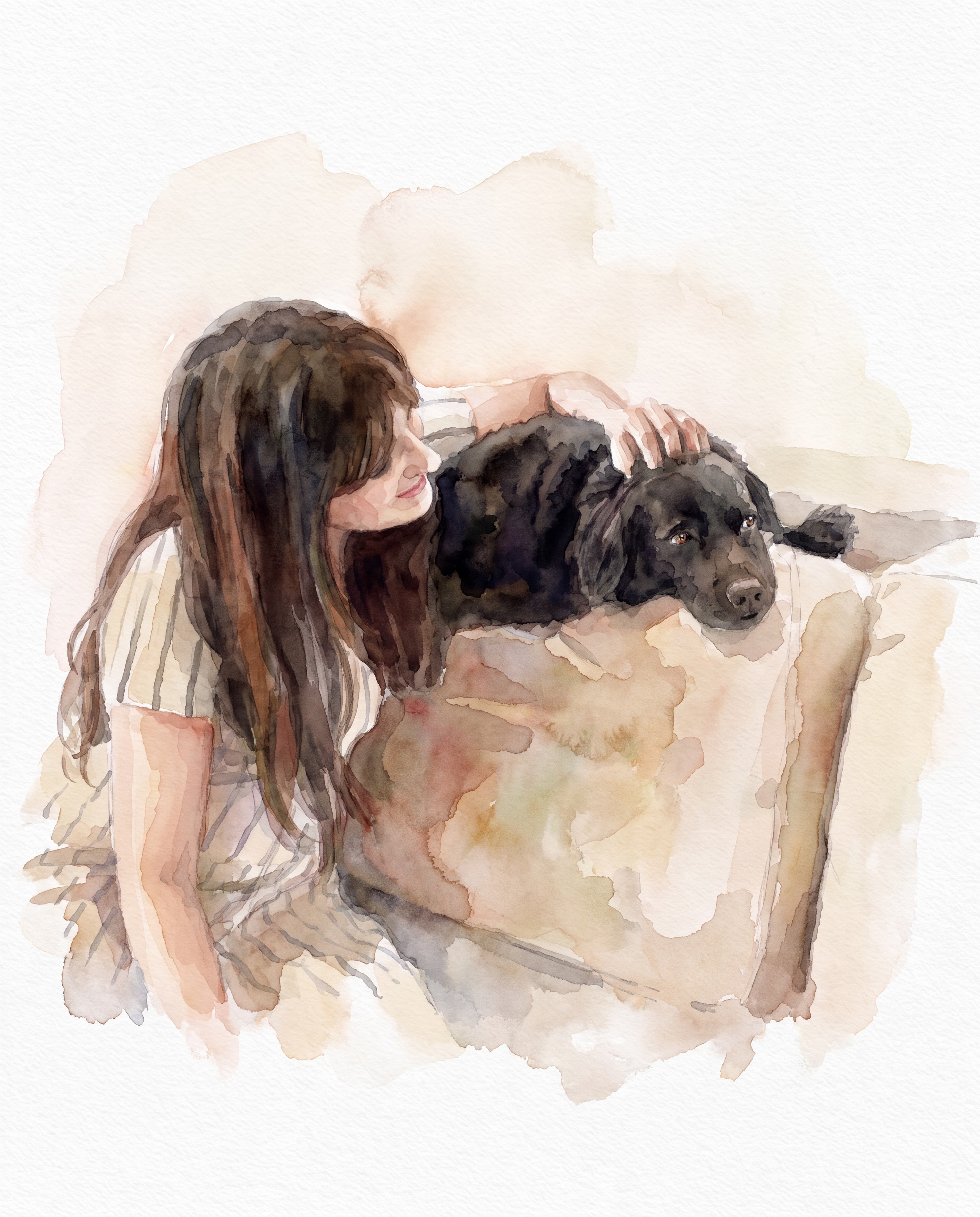 Dog & Human, finished artwork