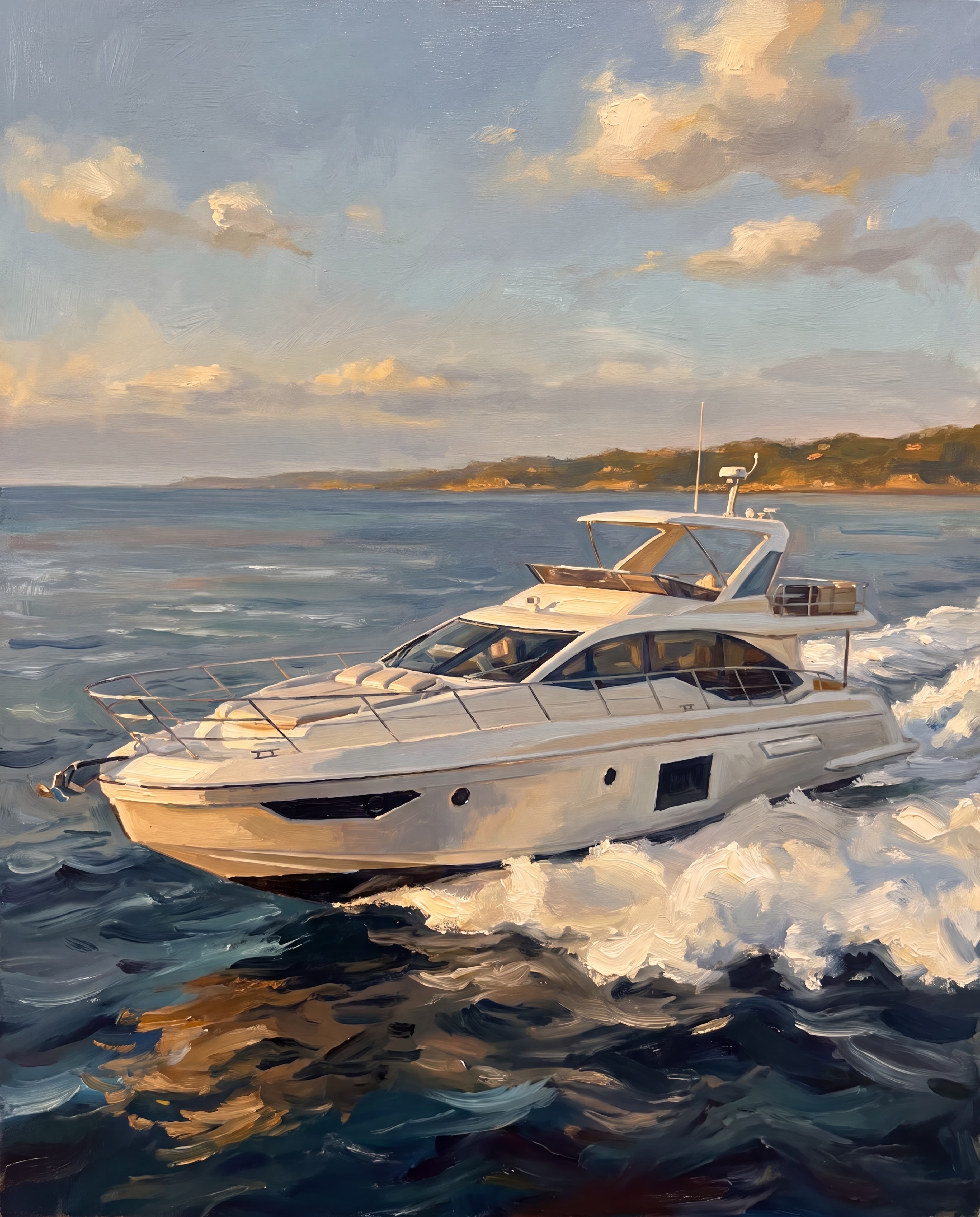 Azimut 55 Fly, finished artwork