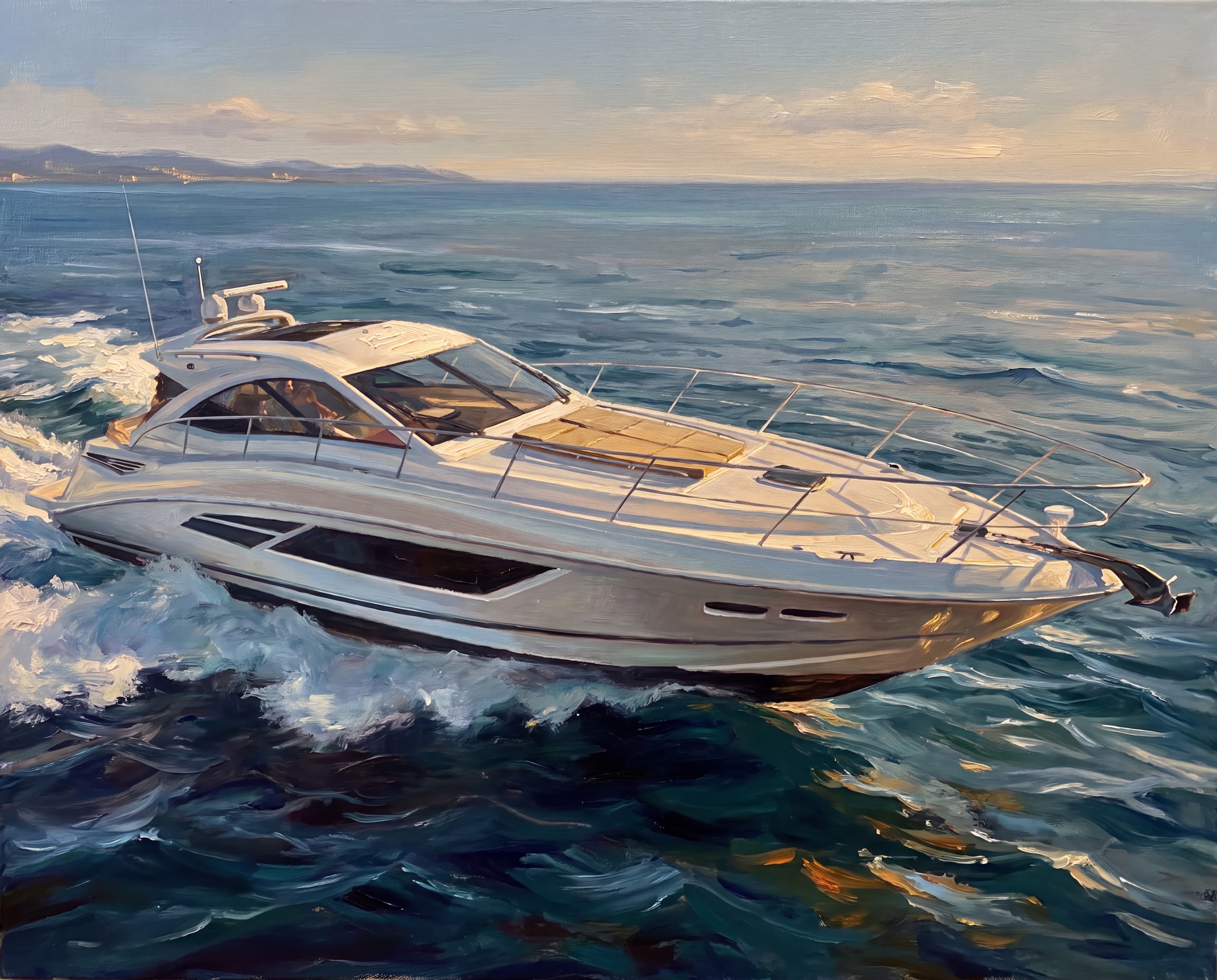 Sea Ray 510, finished artwork