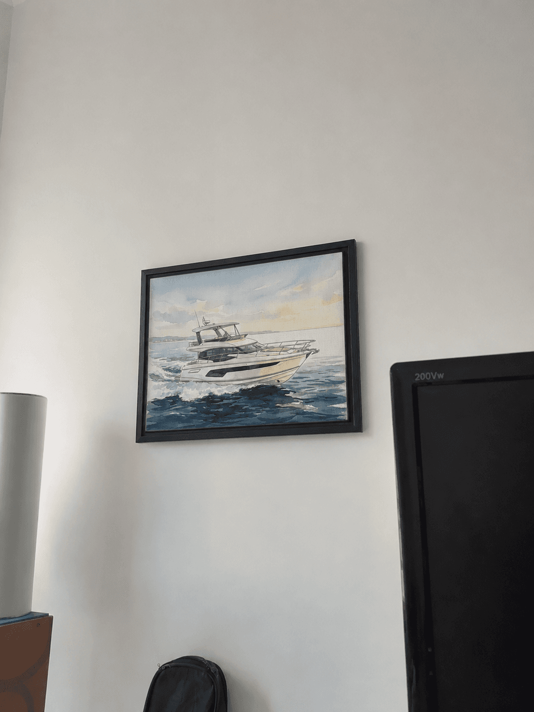 Prestige 520 Fly, framed on the wall