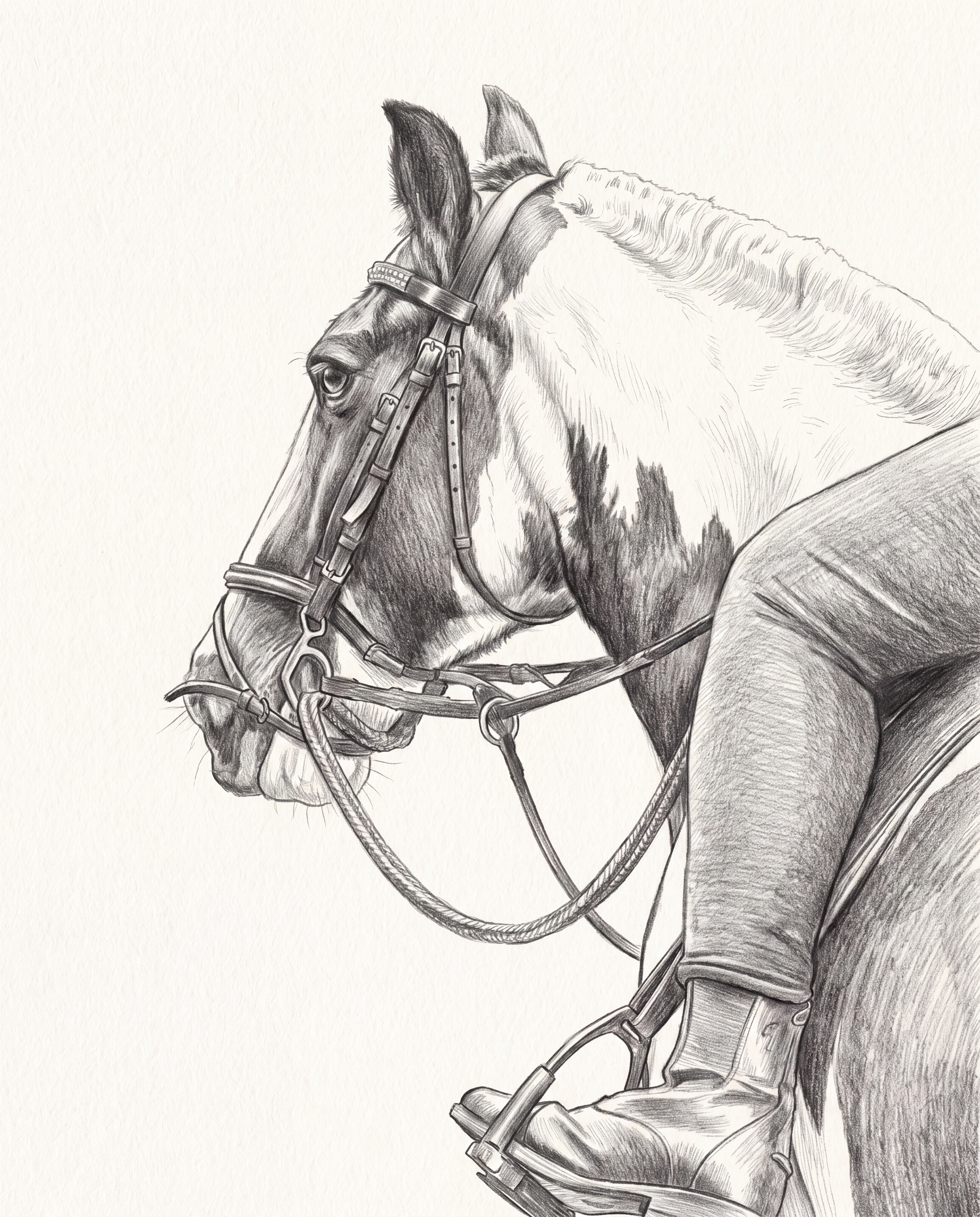 horse3, finished artwork